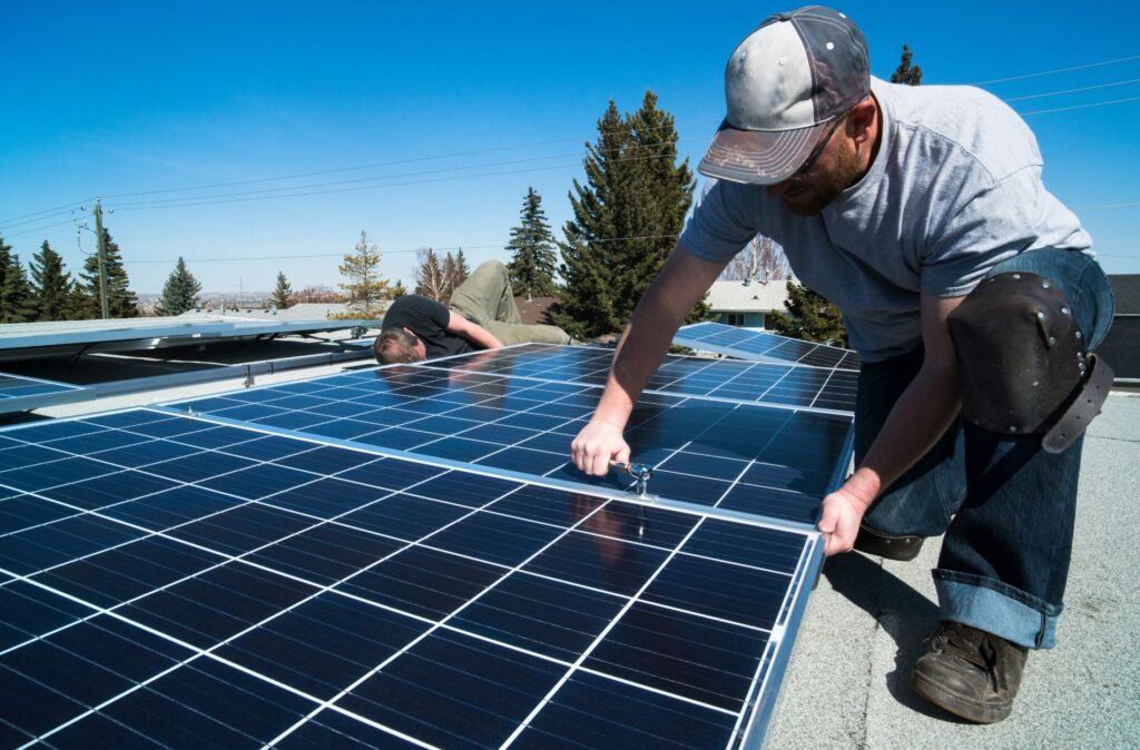 solar panel installation