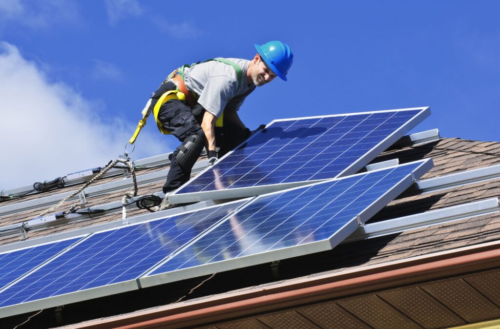 solar power installation